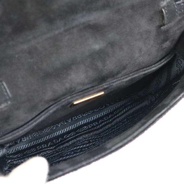 PRADA プラダ 斜め掛けショルダーバッグ ベルトバッグ ブラック/マルチ