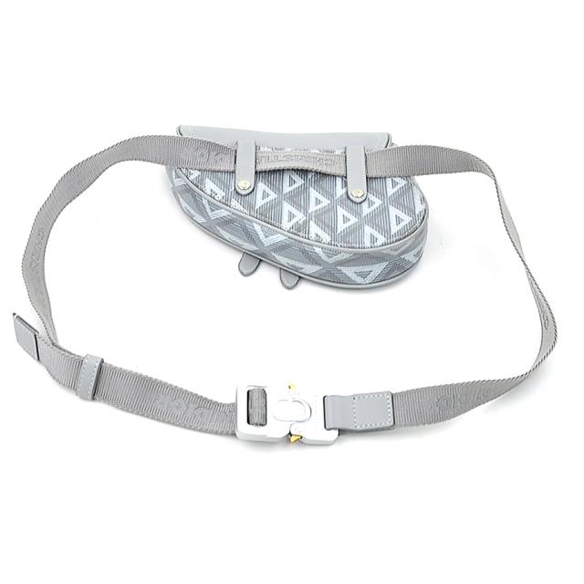 Christian Dior クリスチャンディオール ボディバッグ グレー 14055