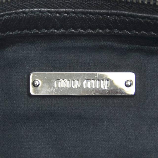 MIUMIU ミュウミュウ マテラッセ 5BD233 ショルダーバッグ ブラック