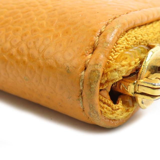 CHANEL シャネル ラウンドファスナー長財布 オレンジ 14062 レディース