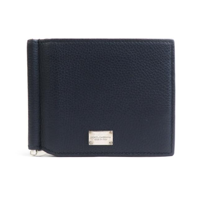 DOLCE&GABBANA ドルチェアンドガッバーナ 札入れ ネイビー 14066 メンズ【中古】 r10642a
