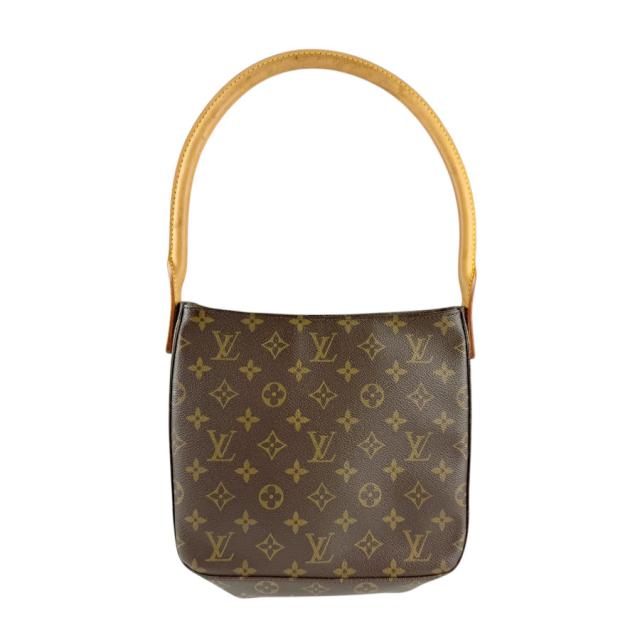 LOUIS VUITTON ルイ ヴィトン ルーピングMM モノグラム M51146 ショルダーバッグ ブラウン 14057 レディース【中古】 z5847