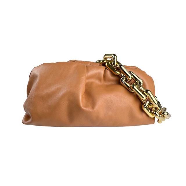 BOTTEGA VENETA ゴールドチェーン肩掛けバッグ BOTTEGA VENETA ゴールドチェーン肩掛けバッグ ボッテガヴェネタ