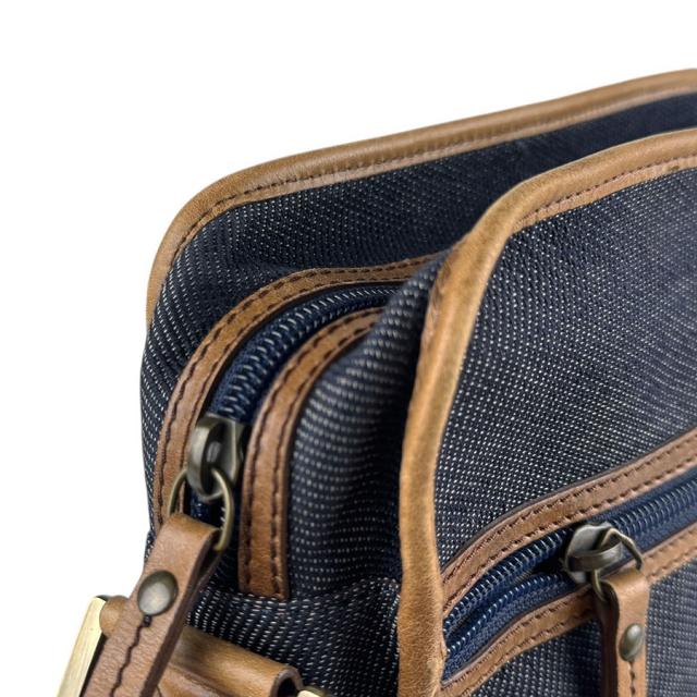 Christian Dior クリスチャンディオール ショルダーバッグ ネイビー×ブラウン 14066 ユニセックス【中古】 z5852 Christian Dior クリスチャンディオール ショルダーバッグ ネイビー