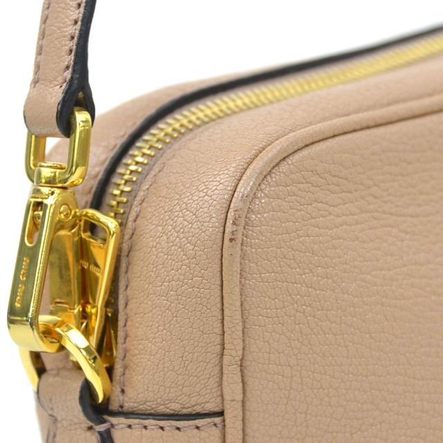 MIUMIU ミュウミュウ ショルダーバッグ ピンクベージュ 14059