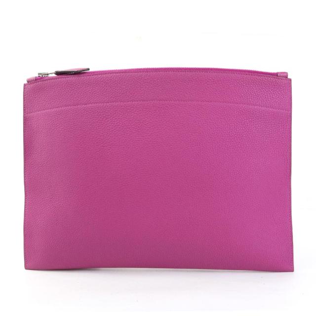 HERMES エルメス ポシェット バザールMM クラッチバッグ マグノリア 14061 ユニセックス【中古】 h31277a