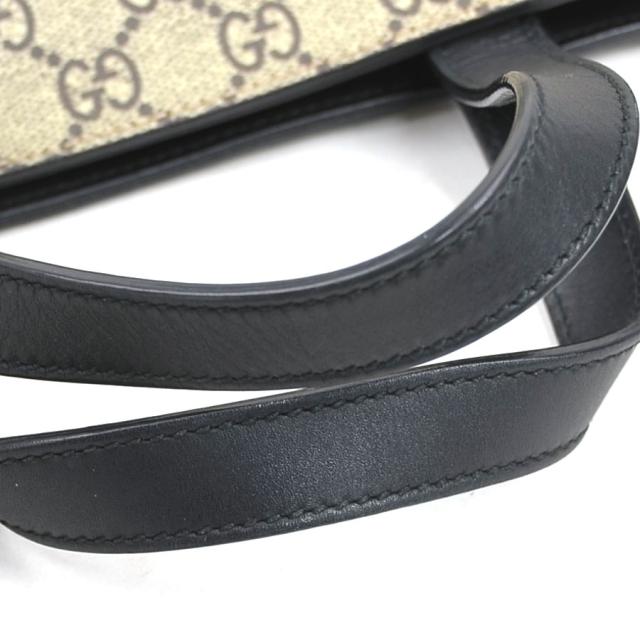 GUCCI グッチ ビープリント 450950 ハンドバッグ ショルダーバッグ ブラック×ブラウン 14054 メンズ【中古】 h31279a GUCCI グッチ ビープリント 450950 ハンドバッグ ショルダーバッグ