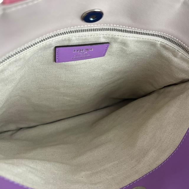 LOEWE ロエベ トートバッグ ピンクパープル LOEWE ロエベ アナグラム