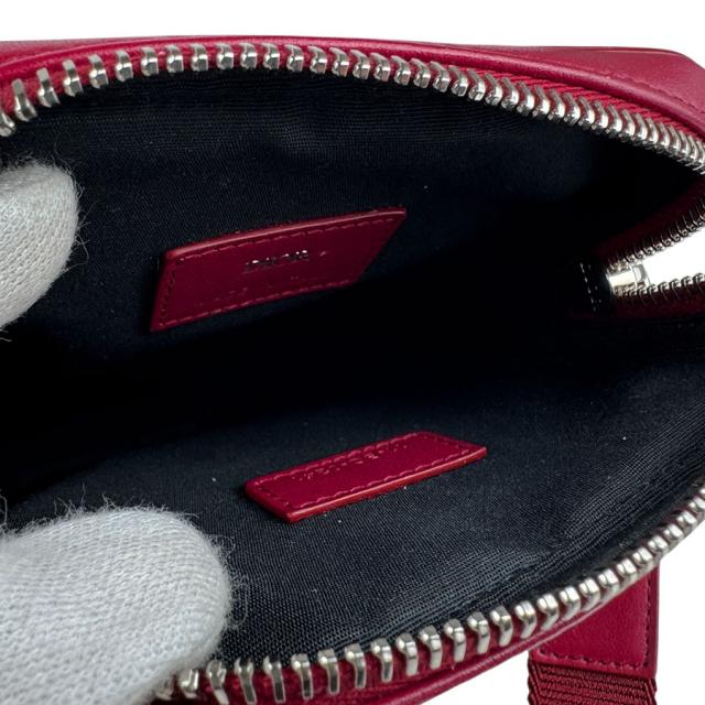 Christian Dior クリスチャンディオール ショルダーバッグ レッド 14060 ユニセックス【中古】 z5881 Christian Dior クリスチャンディオール ショルダーバッグ レッド
