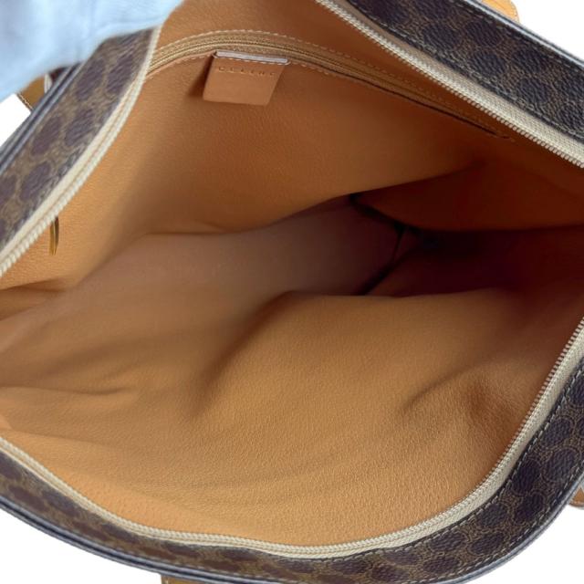 CELINE セリーヌ マカダム ショルダーバッグ ブラウン 14057 ユニ