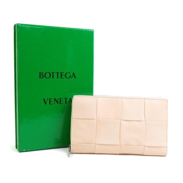 BOTTEGAVENETA ボッテガヴェネタ ラウンドファスナー長財布 メロン