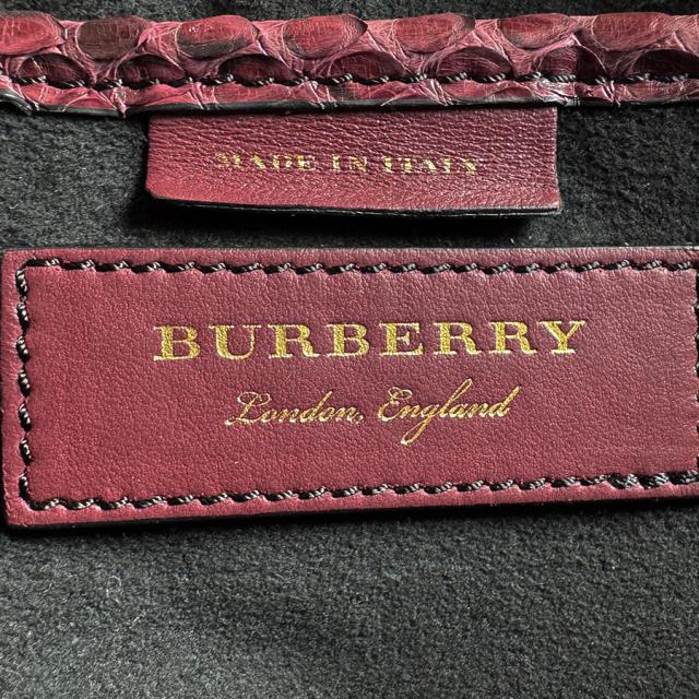 BURBERRY バーバリー ショルダーバッグ レッド系 14060 レディース