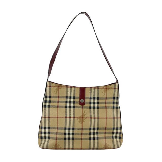 Burberrys バーバリーズ ショルダーバッグ ベージュ系×レッド 14059 レディース【中古】 z7850 BURBERRY バーバリー ショルダーバッグ ベージュ×レッド 14059