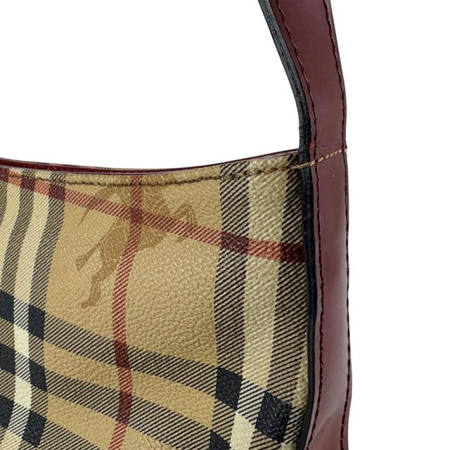 BURBERRY バーバリー ショルダーバッグ ベージュ×レッド 14059