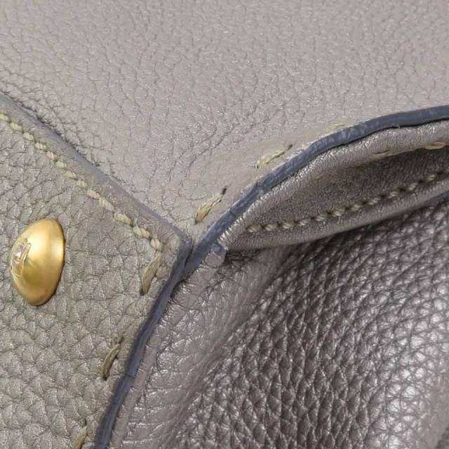 FENDI フェンディ セレリア 8BN218/DHX ハンドバッグ グレー 14055