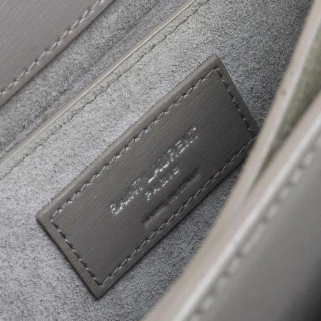 SAINT LAURENT サンローラン ショルダーバッグ グレー/シルバー 14055
