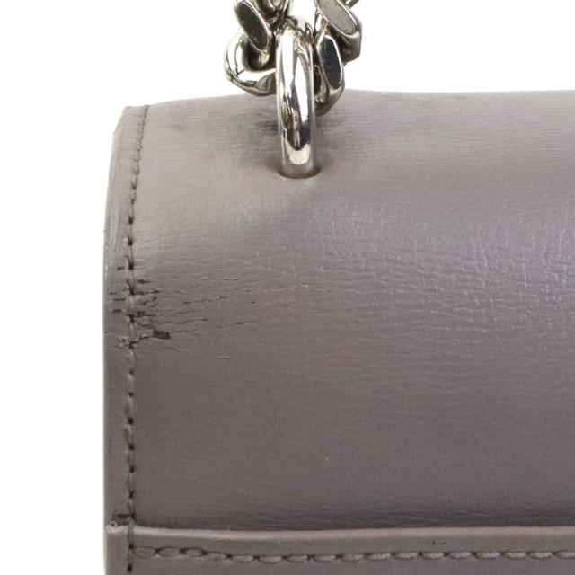 SAINT LAURENT サンローラン ショルダーバッグ グレー/シルバー 14055