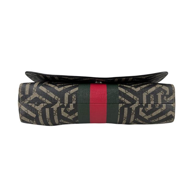 GUCCI グッチ GGカレイド Bee 475432 斜め掛けショルダーバッグ ブラック/ベージュブラウン 14054 メンズ【中古】 z5920 GUCCI グッチ GGカレイド Bee 475432 斜め掛けショルダーバッグ