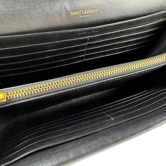 SAINT LAURENT サンローラン 575012 チェーンウォレット ブラック