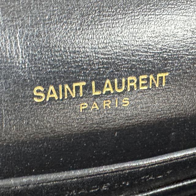 SAINT LAURENT サンローラン 575012 チェーンウォレット ブラック  