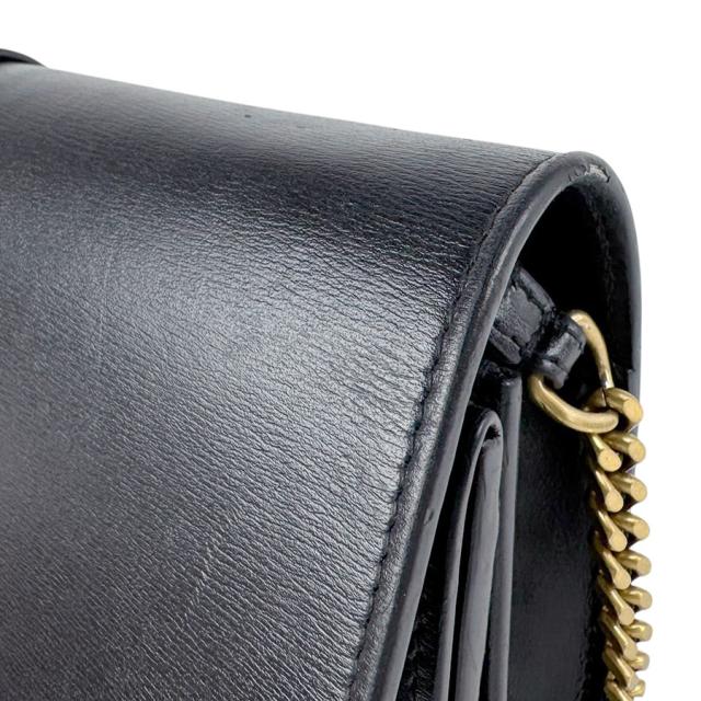 SAINT LAURENT サンローラン 575012  チェーンウォレット ブラック 14054 レディース【中古】 z5943 SAINT LAURENT サンローラン 575012 チェーンウォレット ブラック