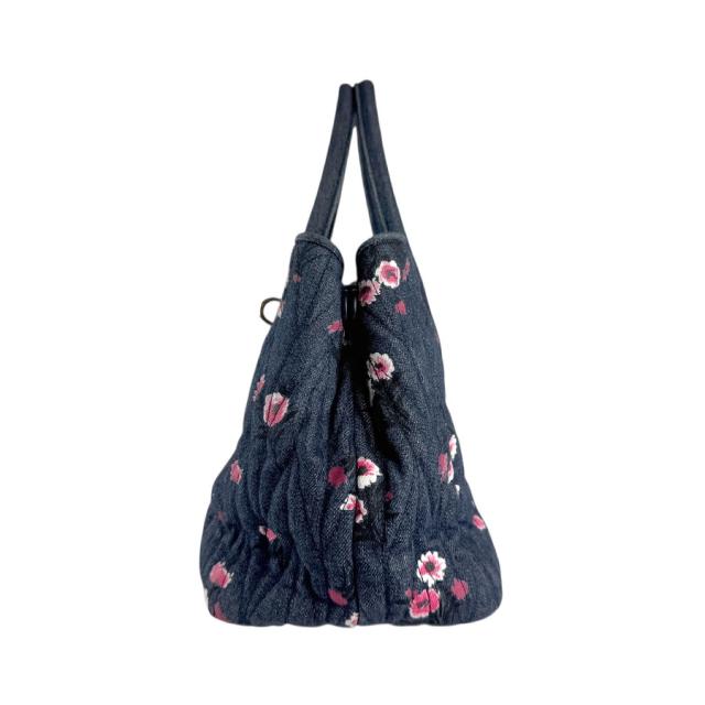 MIUMIU ミュウミュウ 5BG102 ハンドバッグ ショルダーバッグ ネイビー