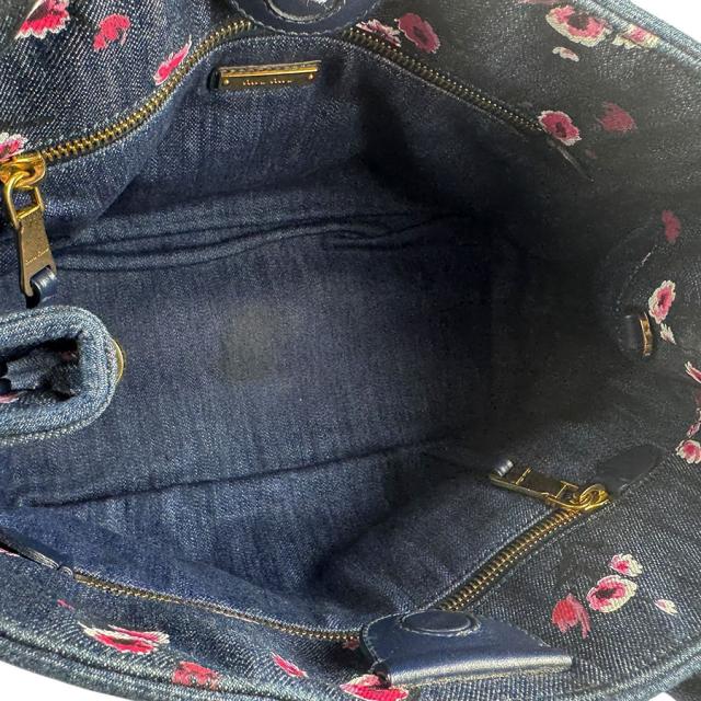 MIUMIU ミュウミュウ 5BG102 ハンドバッグ ショルダーバッグ ネイビー