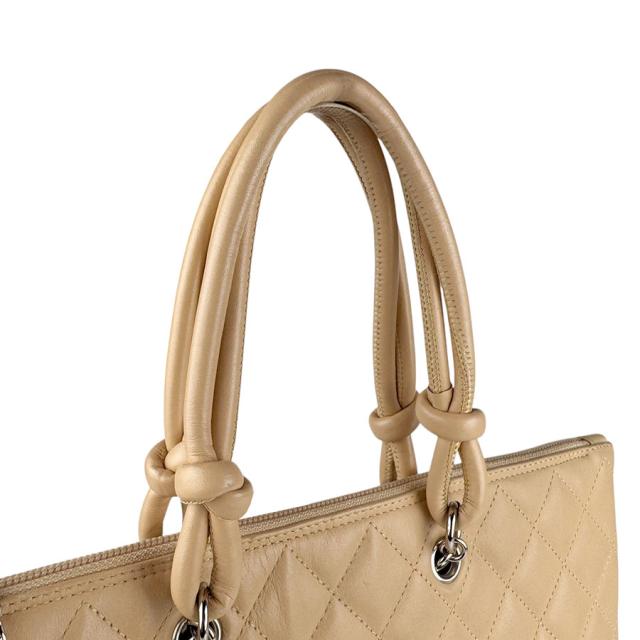 CHANEL シャネル ハンドバッグ ベージュ 14059 レディース【中古】 n1209