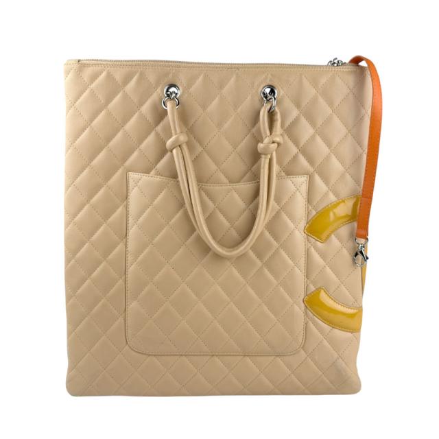 CHANEL シャネル ハンドバッグ ベージュ 14059 レディース【中古】 n1209