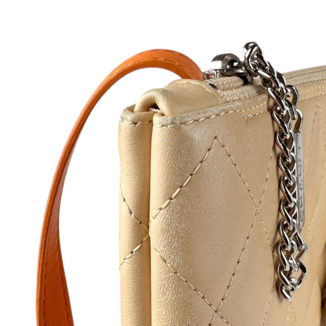 CHANEL シャネル ハンドバッグ ベージュ 14059 レディース【中古】 n1209