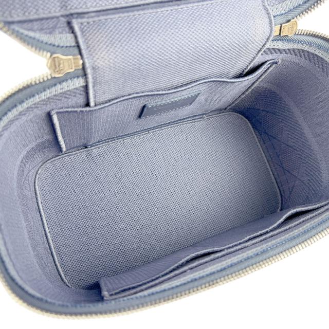 Christian Dior クリスチャンディオール ヴァニティバッグ ハンドバッグ ブルー 14067 レディース【中古】 z5951 Christian Dior クリスチャンディオール ヴァニティバッグ