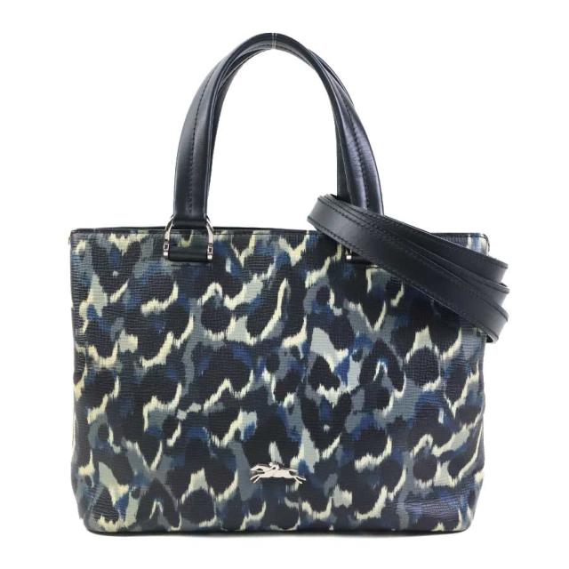 Longchamp ロンシャン ハンドバッグ ショルダーバッグ ブラック系 14054 レディース【中古】 56230g