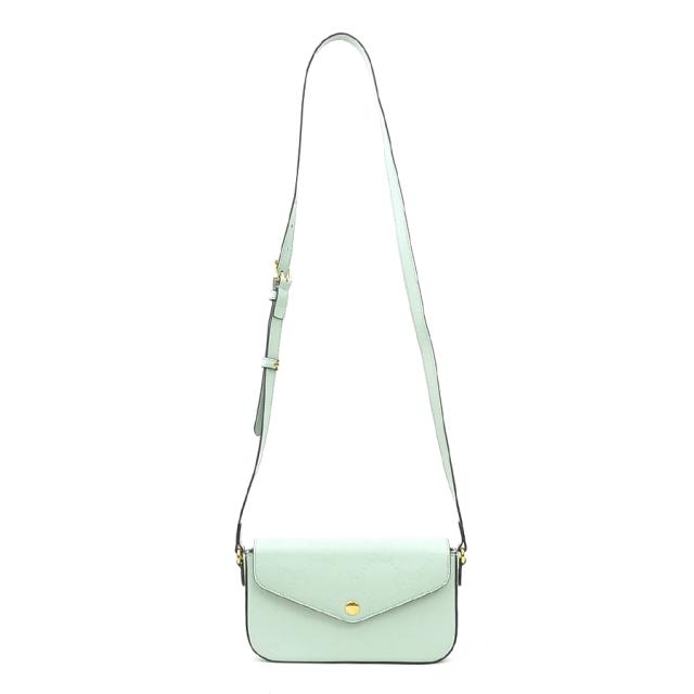 GUCCI グッチ スーパーミニ 772794 ショルダーバッグ ペールグリーン