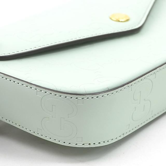 GUCCI グッチ スーパーミニ 772794 ショルダーバッグ ペールグリーン