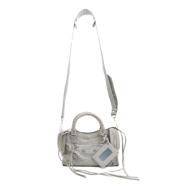 バレンシアガ ミニシティハンドバッググレーBALENCIAGA