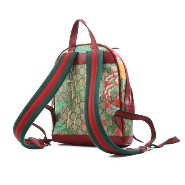 GUCCI グッチ 427042 リュック ベージュ/ブラウン/レッド/マルチカラー