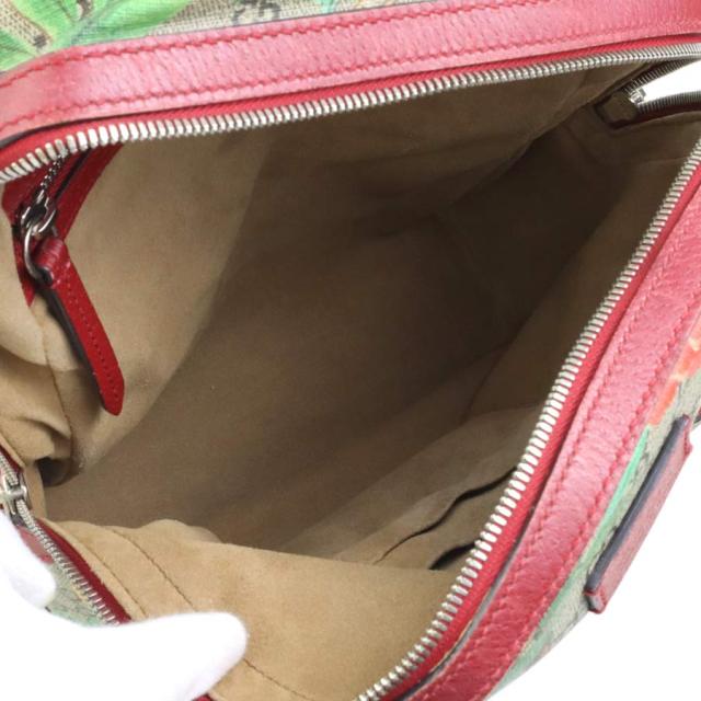 GUCCI グッチ 427042 リュック ベージュ/ブラウン/レッド/マルチカラー