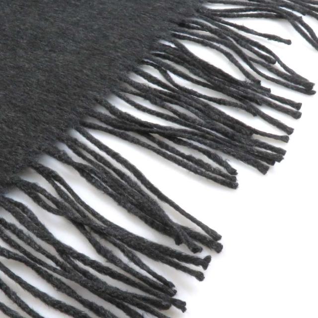 FENDI フェンディ スカーフ ショール ダークグレー/ナチュラル 14055