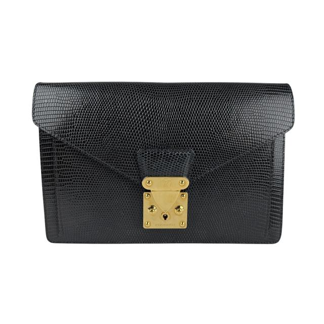 LOUIS VUITTON ルイ ヴィトン ポシェット セリエドラゴンヌ クラッチバッグ ネイビー 14066 メンズ【中古】 z6047