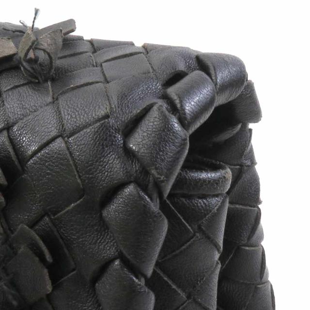 BOTTEGAVENETA ボッテガヴェネタ イントレチャート ハンドバッグ ブラック 14054 レディース【中古】 r10672k BOTTEGAVENETA ボッテガヴェネタ イントレチャート ハンドバッグ