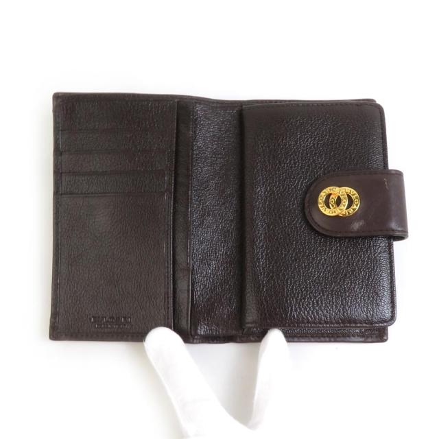 BVLGARI ブルガリ 二つ折り財布 ブラウン 14057 ユニセックス【中古
