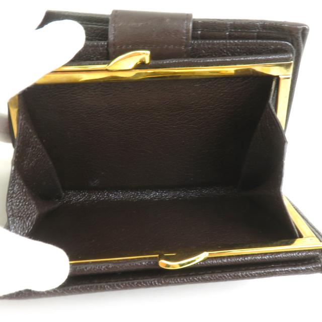 BVLGARI ブルガリ 二つ折り財布 ブラウン 14057 ユニセックス【中古】 r10681a BVLGARI ブルガリ 二つ折り財布 ブラウン 14057 ユニセックス【中古