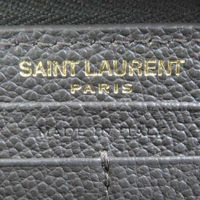 SAINT LAURENT サンローラン ラウンドファスナー長財布 カーキブラウン 14058 ユニセックス【中古】 r10683a SAINT LAURENT サンローラン ラウンドファスナー長財布 カーキブラウン