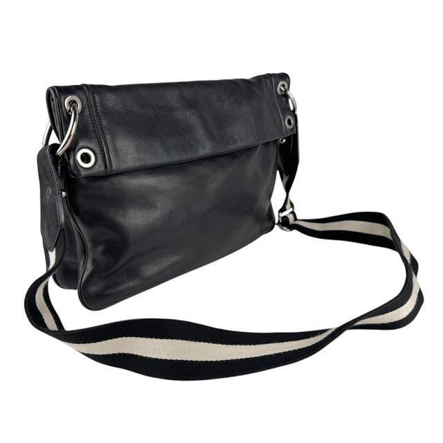BALLY バリー ショルダーバッグ ブラック/オフホワイト 14054 ユニ