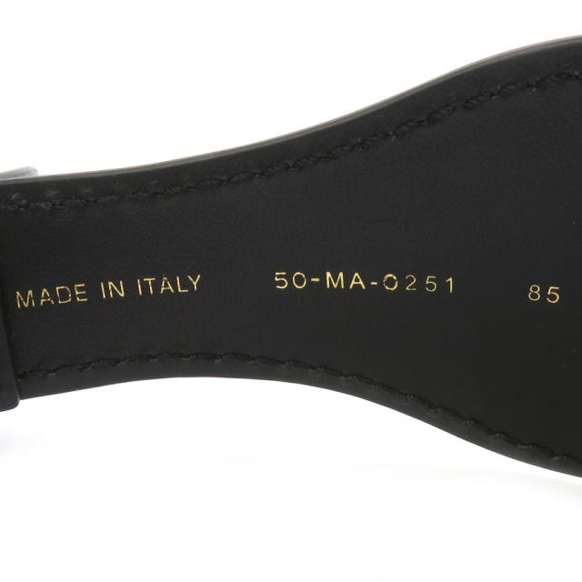 Christian Dior クリスチャンディオール ベルト ネイビー/レッド/オフ