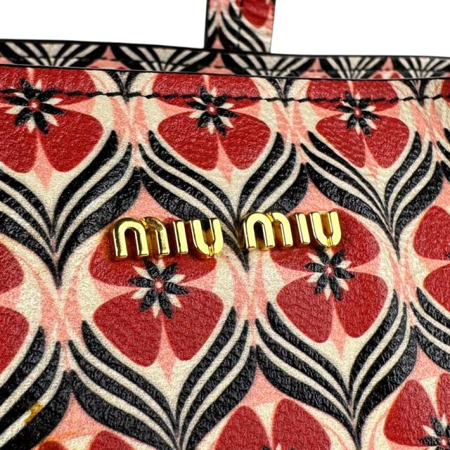 MIUMIU ミュウミュウ 5BG004 ショルダーバッグ レッド系 14060