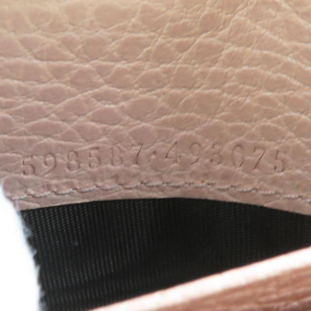 GUCCI グッチ 598587 二つ折り財布 ピンク×ベージュ 14061 レディース