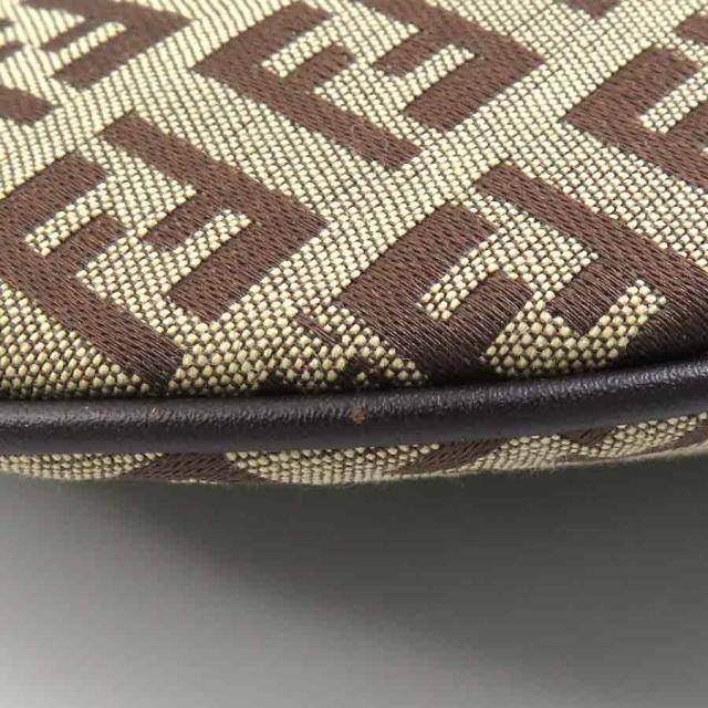 FENDI フェンディ ズッキーノ ショルダーバッグ ブラウン 14057