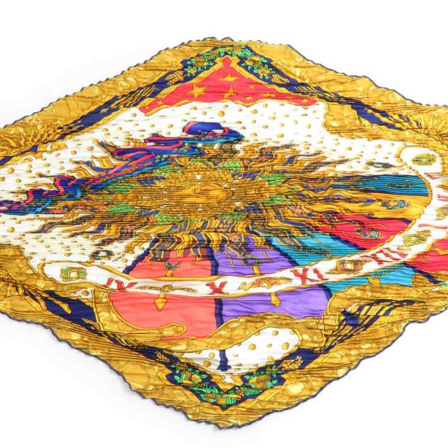 HERMES エルメス CARPE DIEM プリーツスカーフ スカーフ マルチ HERMES エルメス CARPE DIEM プリーツスカーフ スカーフ マルチ