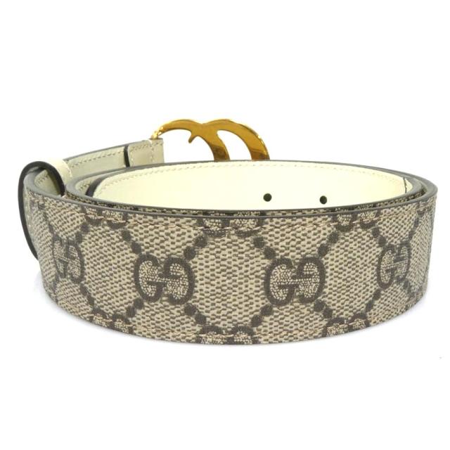 GUCCI グッチ 625839 ベルト アイボリー×ブラウン 14056 ユニセックス【中古】 h31365j GUCCI グッチ 625839 ベルト アイボリー×ブラウン 14056 ユニセックス
